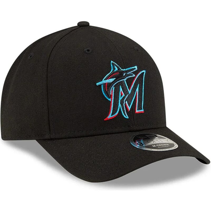 epci-curbata-negru-snapback-9forty-m-crown-player-replica-de-miami-marlins-mlb-de-new-era