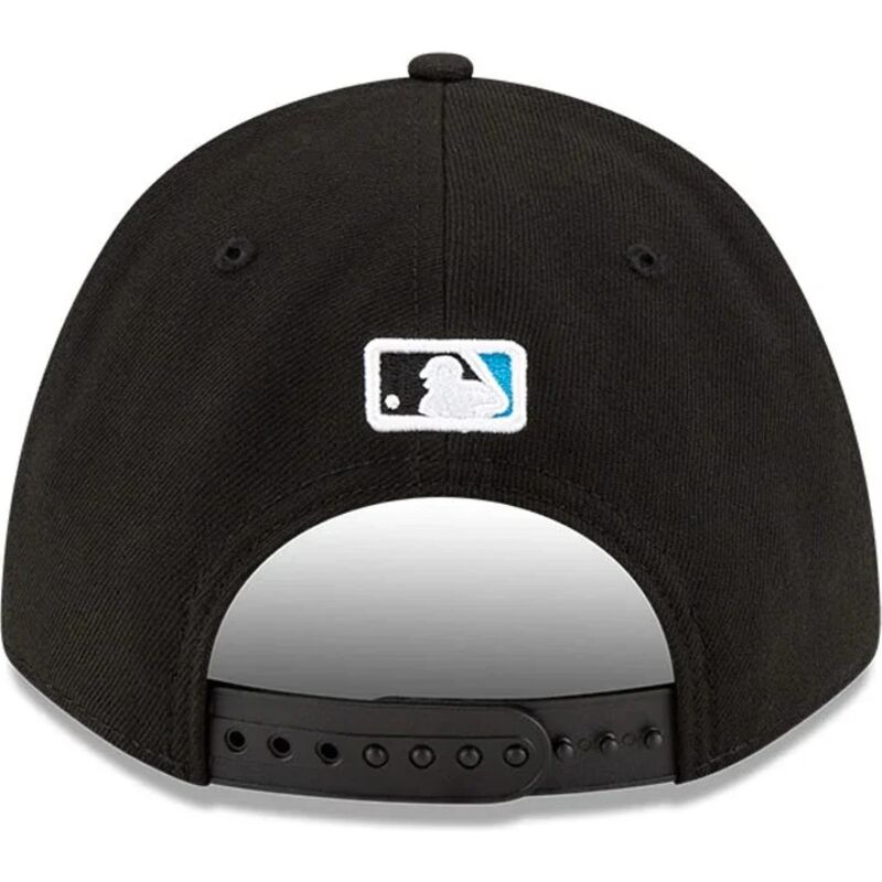epci-curbata-negru-snapback-9forty-m-crown-player-replica-de-miami-marlins-mlb-de-new-era