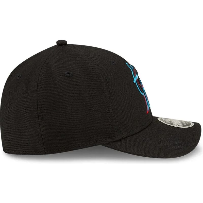 epci-curbata-negru-snapback-9forty-m-crown-player-replica-de-miami-marlins-mlb-de-new-era