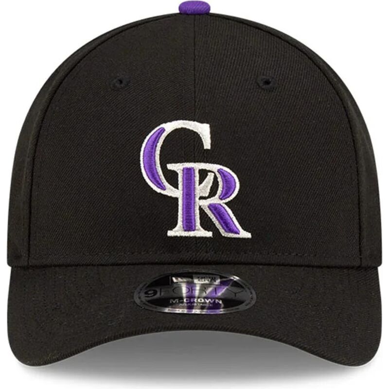 epci-curbata-negru-snapback-9forty-m-crown-player-replica-de-colorado-rockies-mlb-de-new-era