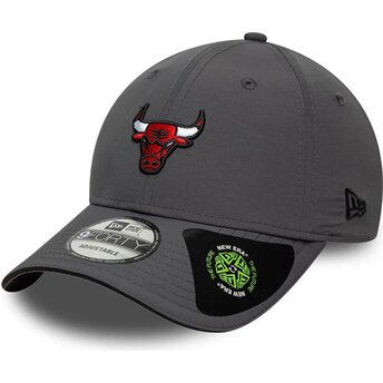 Șepci curbată gri reglabilă 9FORTY Recycled de Chicago Bulls NBA de New Era