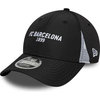 Șepci curbată negru snapback 9FORTY M-Crown Featherweight Poly de FC Barcelona LALIGA de New Era