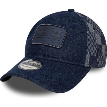 Șepci curbată bleumarin reglabilă 9TWENTY Patterned Denim de Red Bull Racing Formula 1 de New Era