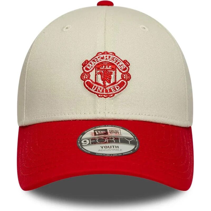 epci-curbata-bej-reglabila-pentru-copii-9forty-contrast-de-manchester-united-football-club-premier-league-de-new-era