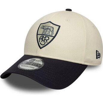 Șepci curbată bej fitted 39THIRTY Seasonal de Associazione Sportiva Roma Serie A de New Era