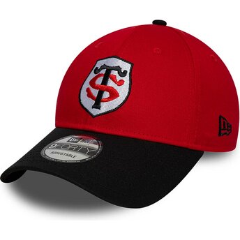 Șepci curbată roșu snapback 9FORTY Team de Stade Toulousain Top 14 de New Era