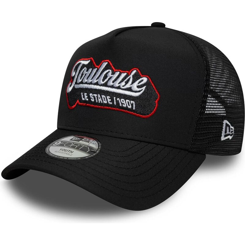 epci-curbata-negru-snapback-pentru-copii-e-frame-patch-de-stade-toulousain-de-new-era