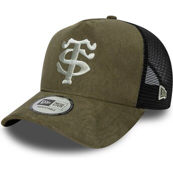 Șepci curbată verzișor snapback E Frame Faux Suede de Stade Toulousain Top 14 de New Era
