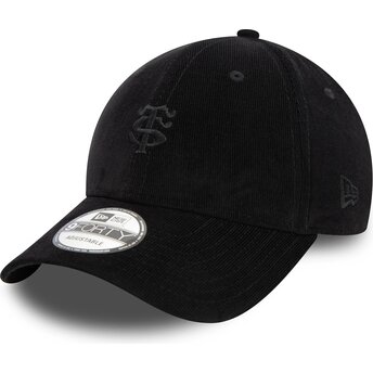 Șepci curbată negru reglabilă 9FORTY Baby Cord de Stade Toulousain Top 14 de New Era