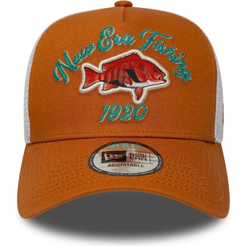 epci-curbata-portocaliu-snapback-a-frame-fishing-de-new-era