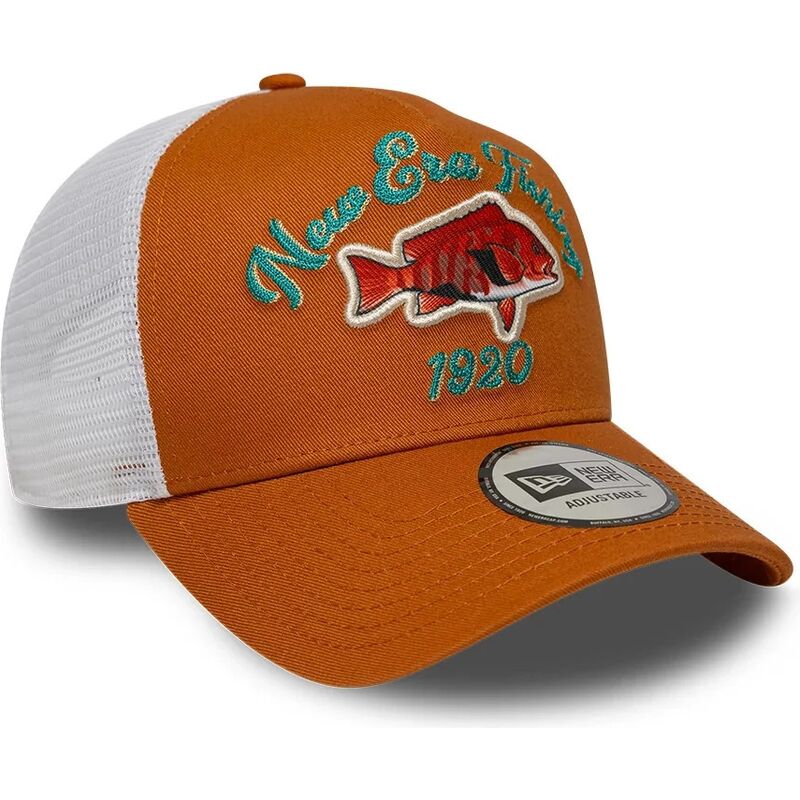 epci-curbata-portocaliu-snapback-a-frame-fishing-de-new-era