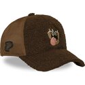 epci-curbata-maro-snapback-diavolul-tasmanian-looney-tunes-de-capslab