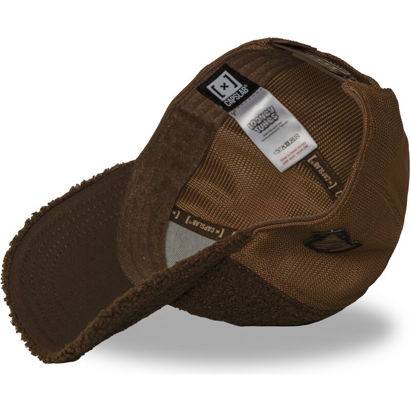 epci-curbata-maro-snapback-diavolul-tasmanian-looney-tunes-de-capslab