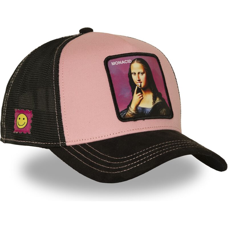 epci-curbata-roz-snapback-acid-art1-monacid-mona-lisa-celebritai-de-capslab