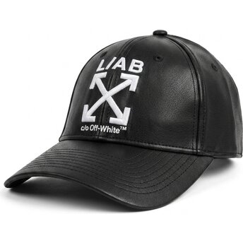 Șepci curbată negru reglabilă Clamp Arrows PU Leather de L/AB c/o Off-White™