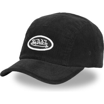 Șepci curbată 5 panouri negru reglabilă C5P VEL05 de Von Dutch