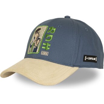 Șepci curbată albastru snapback BOR KAW Kawaki Uzumaki Boruto de Capslab
