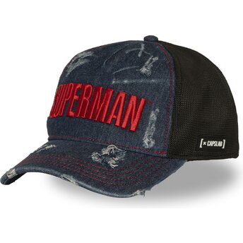 Șepci curbată bleumarin snapback DC12 BLUE Superman DC Comics de Capslab