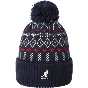 Căciuli pompon bleumarin Holiday Dk Blue de Kangol