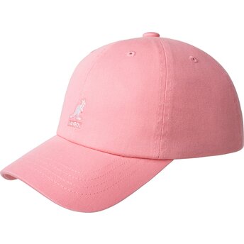 Șepci curbată roz reglabilă Washed Baseball Pepto de Kangol