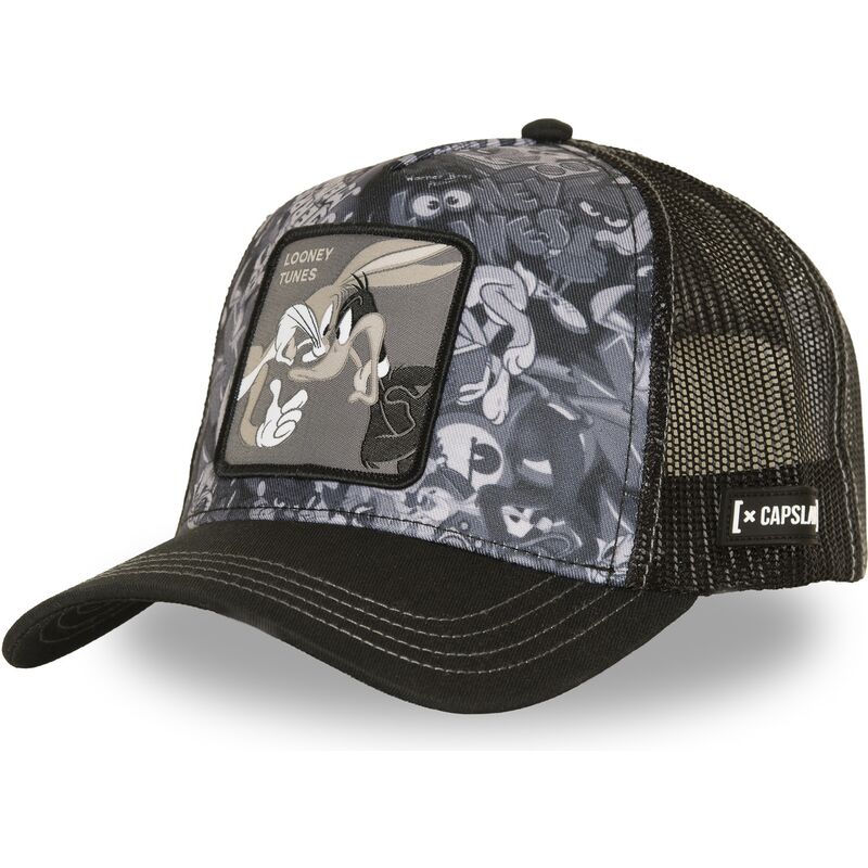 epci-curbata-negru-snapback-loo14-duo-bugs-bunny-i-raoiul-daffy-looney-tunes-de-capslab