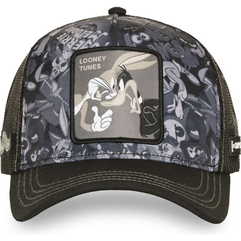 epci-curbata-negru-snapback-loo14-duo-bugs-bunny-i-raoiul-daffy-looney-tunes-de-capslab