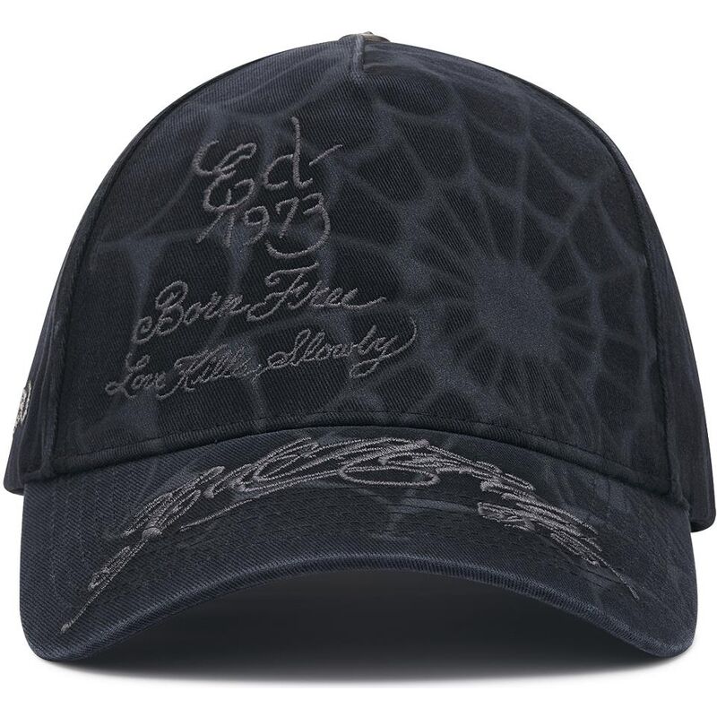 epci-curbata-negru-snapback-spiderweb-de-ed-hardy