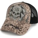 epci-curbata-gri-snapback-13-skull-de-ed-hardy