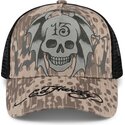 epci-curbata-gri-snapback-13-skull-de-ed-hardy