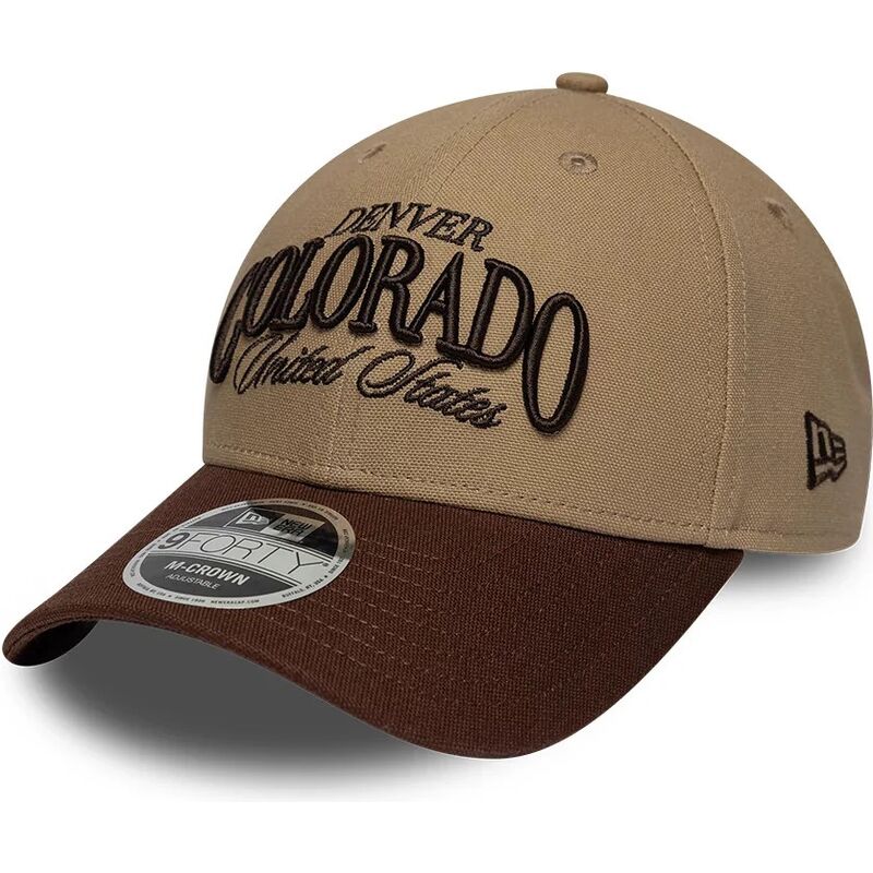 epci-curbata-maro-reglabila-9forty-m-crown-wordmark-de-denver-colorado-de-new-era