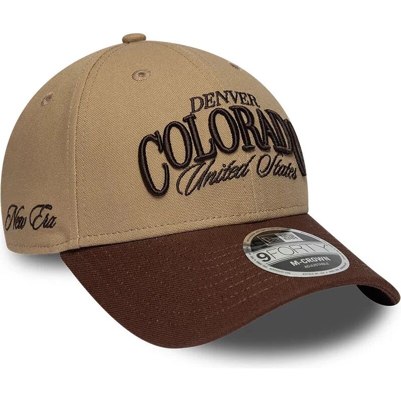 epci-curbata-maro-reglabila-9forty-m-crown-wordmark-de-denver-colorado-de-new-era
