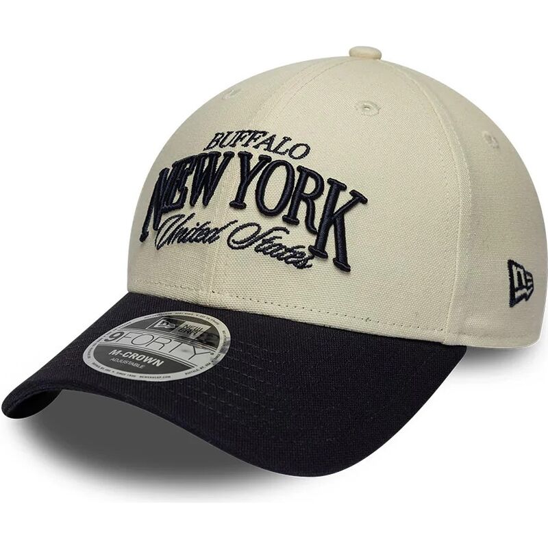 epci-curbata-bej-reglabila-9forty-m-crown-wordmark-de-buffalo-new-york-de-new-era