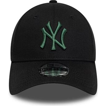 Șepci curbată negru reglabilă 9FORTY League Essential de New York Yankees MLB de New Era