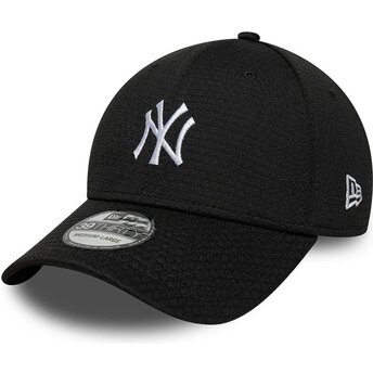 Șepci curbată negru fitted 39THIRTY Stretch Mesh de New York Yankees MLB de New Era