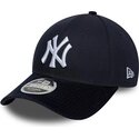 epci-curbata-bleumarin-snapback-9forty-m-crown-cord-visor-de-new-york-yankees-mlb-de-new-era