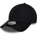 epci-curbata-negru-reglabila-9forty-m-crown-a-frame-fabric-mix-de-new-york-yankees-mlb-de-new-era