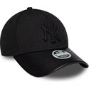 epci-curbata-negru-reglabila-9forty-m-crown-a-frame-fabric-mix-de-new-york-yankees-mlb-de-new-era