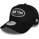 epci-curbata-negru-snapback-9forty-e-frame-rubber-de-new-york-de-new-era