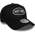 epci-curbata-negru-snapback-9forty-e-frame-rubber-de-new-york-de-new-era