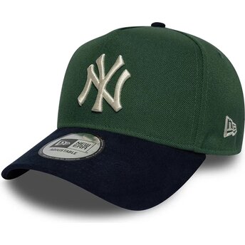 Șepci curbată verzișor snapback 9FORTY E Frame Suede Visor de New York Yankees MLB de New Era