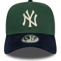 epci-curbata-verzior-snapback-9forty-e-frame-suede-visor-de-new-york-yankees-mlb-de-new-era