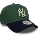 epci-curbata-verzior-snapback-9forty-e-frame-suede-visor-de-new-york-yankees-mlb-de-new-era