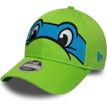 Șepci curbată verzișor snapback pentru copii 9FORTY M-Crown Face de Leonardo Tortugas Ninja de New Era