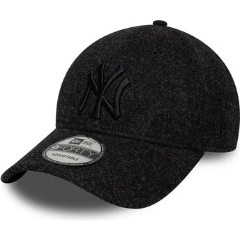 Șepci curbată negru reglabilă 9FORTY Winter de New York Yankees MLB de New Era