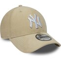 epci-curbata-bej-snapback-9forty-entry-cord-de-new-york-yankees-mlb-de-new-era