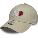 epci-curbata-bej-reglabila-9forty-fruit-icon-strawberry-de-new-york-yankees-mlb-de-new-era