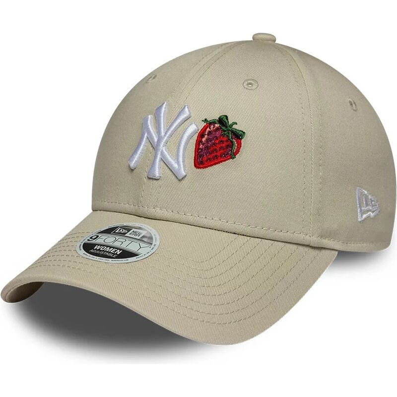 epci-curbata-bej-reglabila-9forty-fruit-icon-strawberry-de-new-york-yankees-mlb-de-new-era