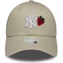 epci-curbata-bej-reglabila-9forty-fruit-icon-strawberry-de-new-york-yankees-mlb-de-new-era