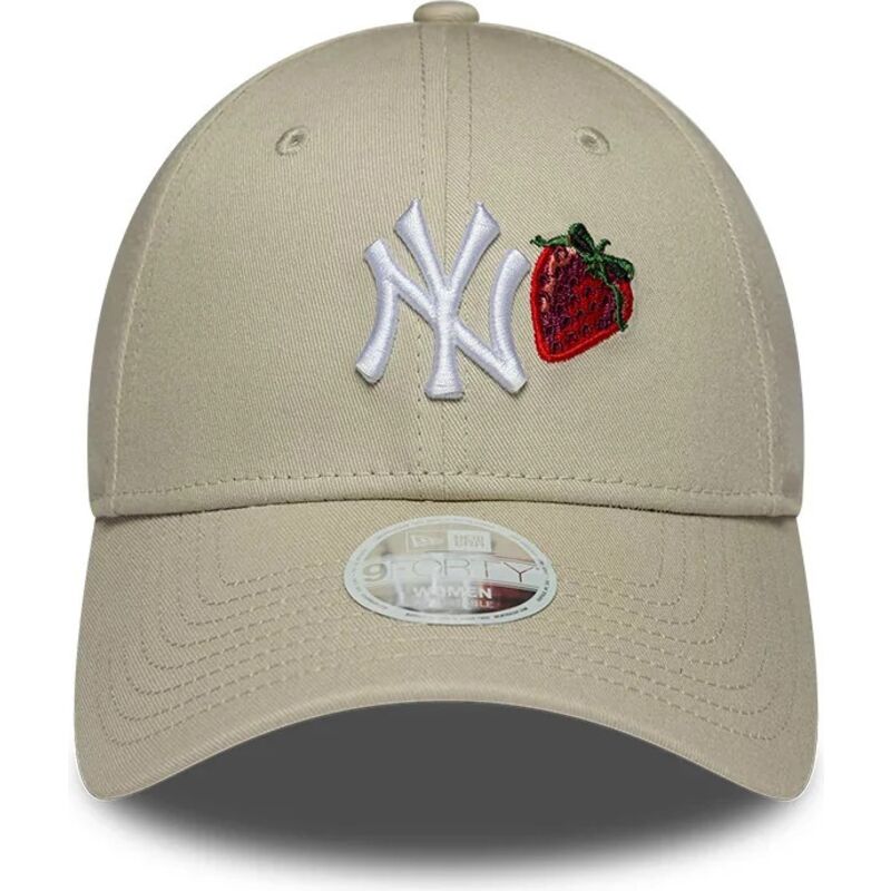 epci-curbata-bej-reglabila-9forty-fruit-icon-strawberry-de-new-york-yankees-mlb-de-new-era
