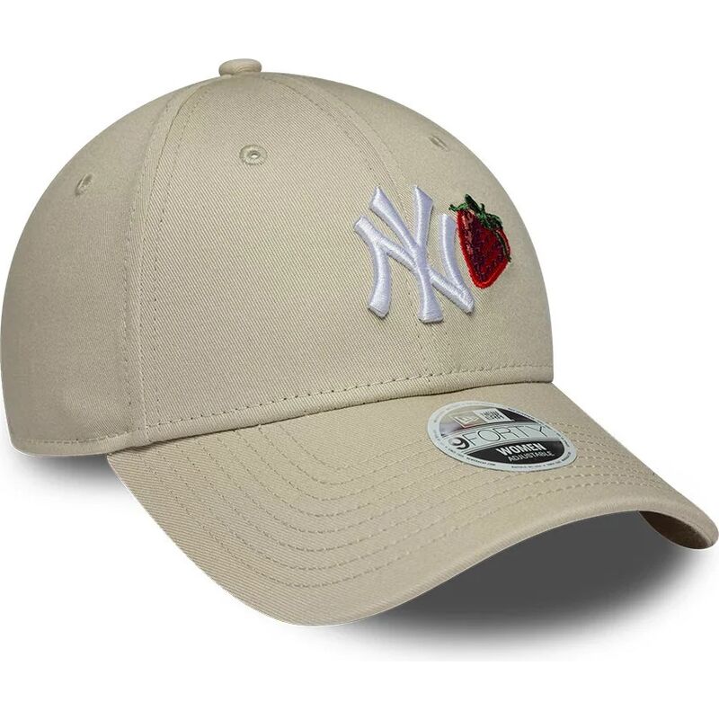 epci-curbata-bej-reglabila-9forty-fruit-icon-strawberry-de-new-york-yankees-mlb-de-new-era